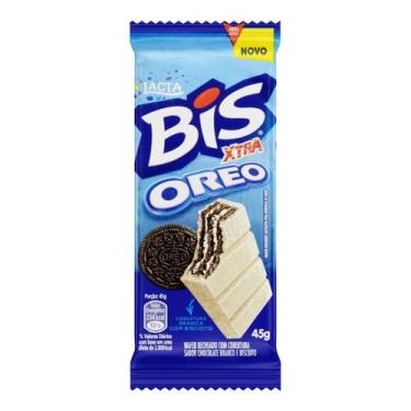 Imagem de Kit c/ 2 Chocolate wafer Bis Xtra Oreo 45g - Lacta