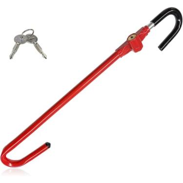 Imagem de Trava Antifurto Universal Volante e Pedal Aço Reforçado Segurança Carro Caminhonete SUV com 2 Chaves