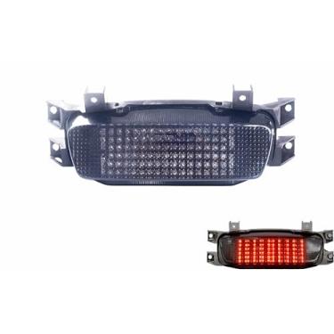 Imagem de TOPZONE Para Suzuki 1992-1993 GSX-R600; 1992-1995 GSX-R750; 1993-1998 GSX-R1100; Luz traseira de freio LED luz traseira de seta integrada (moke, estilo 1: lanterna traseira de LED + seta)