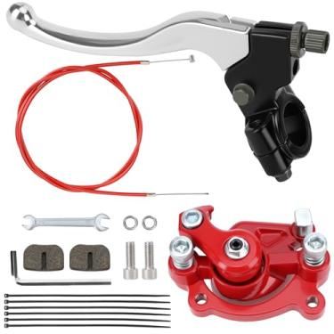 Imagem de WNOOENG Kit de cabo de alavanca de freio de mini bicicleta e mini pinça de freio de bicicleta para Coleman CT100U CC100X Baja Doodle Bug DB30 Motovox MBX10 MBX11 79cc 97cc 100cc peças de mini