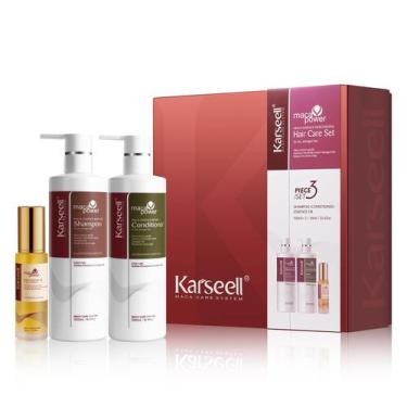 Imagem de Conjunto de tratamento capilar Karseell Collagen Hair Treatment com sh