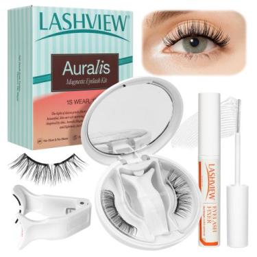 Imagem de Kit de cílios magnéticos LASHVIEW Soft Natural Look N14