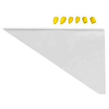 Imagem de Saco de argamassa de plástico sacos de enchimento descartáveis com 6 tamanhos de bocal livres (5 mm, 7 mm, 8 mm, 10 mm, 11 mm, 14 mm) 10 sacos por pacote para cimento/argamassa/massa