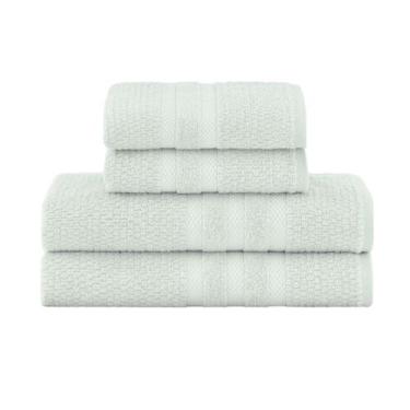 Imagem de Jogo toalha de banho gigante 4 peças vanilla - buddemeyer, Verde 1184