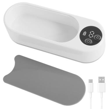 Imagem de Limpador ultrassônico de joias com cápsula de limpeza portátil para óculos, limpador de joias, relógios, escova de dentes, anel de escova de dentes