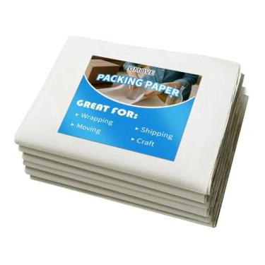 Imagem de Folhas de papel de embalagem grandes para materiais de mudança de papel de jornal a granel Papel móvel para embrulhar material de embalagem de envio 150 folhas