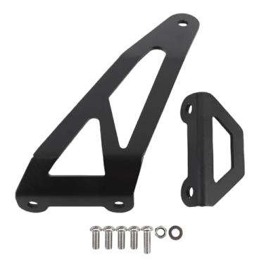 Imagem de aqxreight Motocicleta Cabinete de Exaustor Suporte de Suporte Traseiro Placa de Fita para o pé Traseiro para 450mt Mt450 Cf 450 Mt 2024 2025 Projeto Elegante Preto Estabilidade de