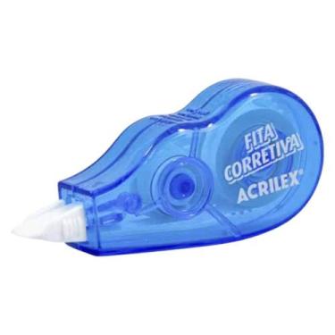 Imagem de Fita Corretiva Acrilex - Fita 5mm - 3 metros - Escolha a Cor, Azul