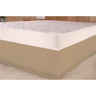 Imagem de Saia 3 em 1 com Regulagem Ajustável Cabeceira Cama Box Colchobox Riole