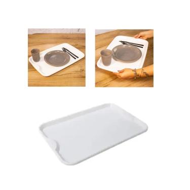 Imagem de Bandeja De Refeitório E Fast Food Grande Plástico 48 X 33Cm