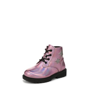 Imagem de Blowfish Malibu Bota Oxford Rena-ti para bebês, Rosa fúcsia/glitter arco-íris, 11 Toddler