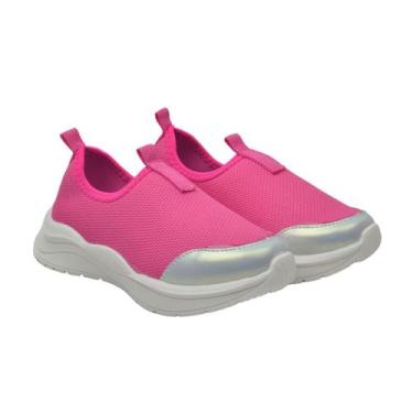 Imagem de Tênis Infantil Meninas Calce Facíl Estilo Lançamento Barato  Pink - Ca