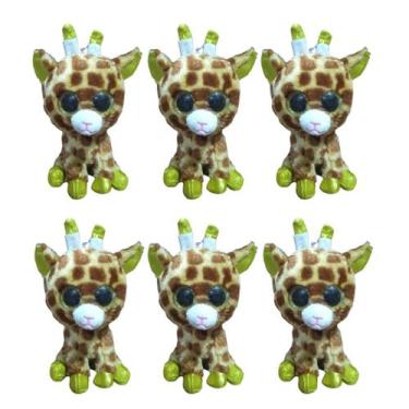 Imagem de Kit C/6x Brinquedo de Pelúcia Girafa - Ty Rara