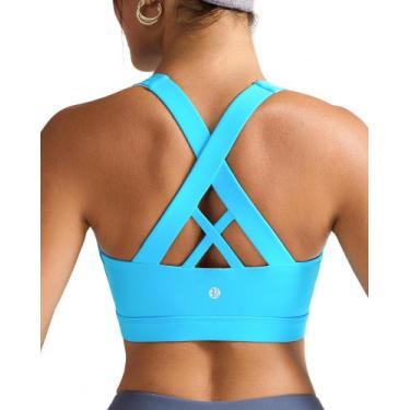 Imagem de Sutiã esportivo RUNNING GIRL 2353 Azul Brilhante Tamanho L