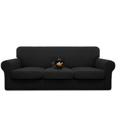 Imagem de Capa de sofá Easy-Going, impermeável, elástica, azul marinho