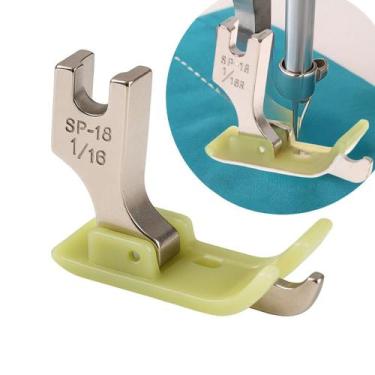 Imagem de Pé Calcador de teflon para pesponto guia direito maquinas de costura r