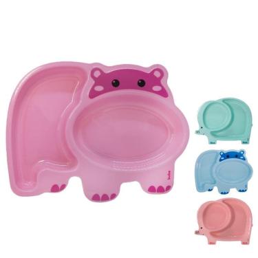 Imagem de Prato Infantil Introdução Alimentar Divisórias Divertido