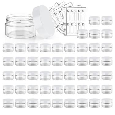 Imagem de Frascos de plástico Eternal Moment 30mL (pacote com 50) com tampas bra