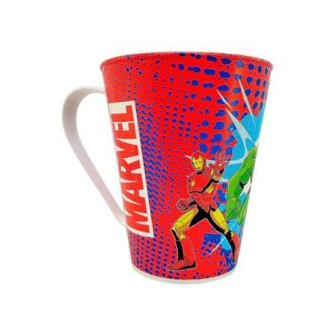 Imagem de Caneca de Plástico Infantil 360 ml Personagens Plasútil, Marvel