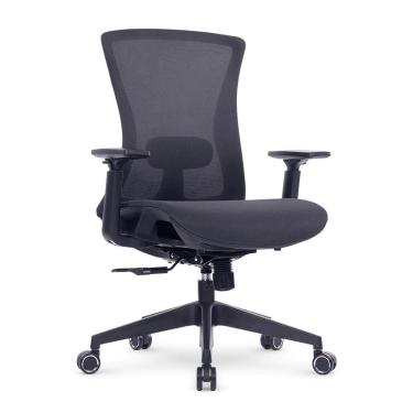 Imagem de Cadeira de Escritório DT3 Vicenza Dark Grey - Apoio de Braço Ajustável - Cinza Escuro - 13890-1-Unissex