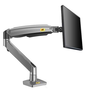 Imagem de North Bayou Gas Strut Monitor Mount Modelo G70 para monitores de 55.9 cm-88.9 cm 2-12kg Cinza metálico