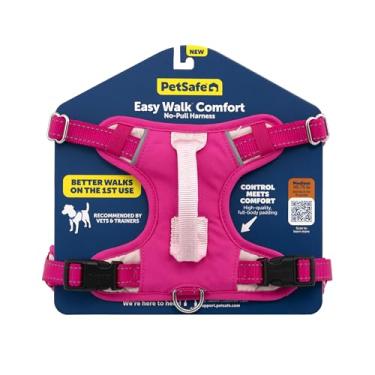 Imagem de PetSafe Peitoral para cães Easy Walk confortável sem puxões - Melhor caminhada no primeiro uso - 5 pontos de ajuste, PP, cães pequenos, médios e grandes, azul/preto/verde/rosa