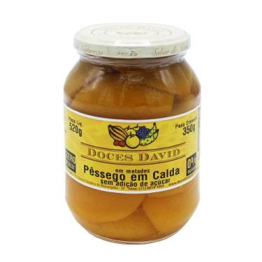 Imagem de Pêssego em Calda Sem Açúcar Doces David 350g