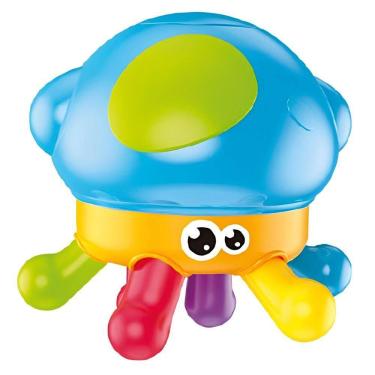 Imagem de Chocalho Infantil My Baby Toy Octopus Colorido 11009 - Pimpi