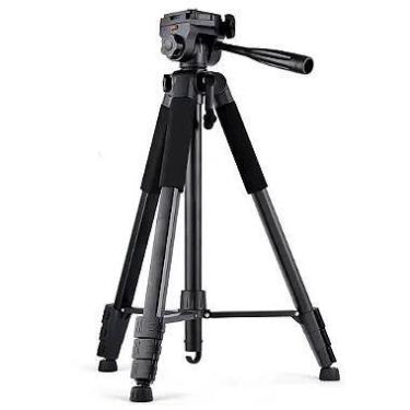Imagem de Tripé para Câmera Fotográfica e Celular - Altura Máxima de 206 cm - Mo