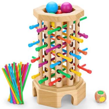 Imagem de Jogo de tabuleiro Montessori Wooden Montmorency Kids 3-6 Anos - Hdsahd