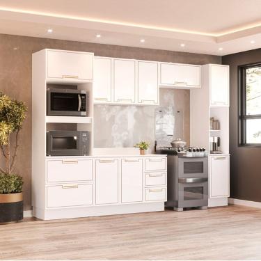 Imagem de Cozinha Compacta 250098 5 Peças Amara Branco Politorno Móveis