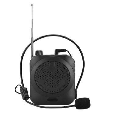 Imagem de Amplificador de Voz Megafone com Microfone e Rádio FM para Professores