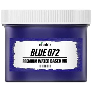 Imagem de Ecotex Blue 072 Tinta de descarga à base de água para impressão de tela Fórmula não ftalato para tecidos 227 g.