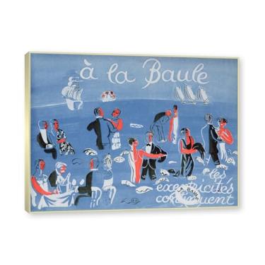 Imagem de NHLDZYH Moldura champanhe. Folhas impressionistas, Raoul Dufy, reprodução de quadros, quadros de pinturas famosas, imagem murais quartos. 60x80cm