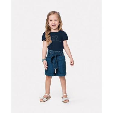 Imagem de Conjunto Infantil Menina Blusa e Short Carinhoso Ref. 98158-Feminino