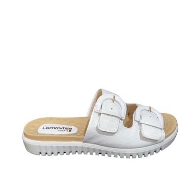 Imagem de Chinelo Comfortflex Fivela Regulavel 23-45404 Em Couro-Feminino