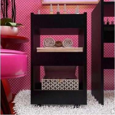 Imagem de Carrinho Auxiliar com Rodinhas Suporte para Esmalte Salão de Beleza Ma