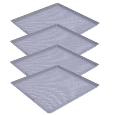 Imagem de Kit 4 Esteiras Alumínio Perfurado para o Forno Progás 35x35 cm PRP-004 G2 P43021