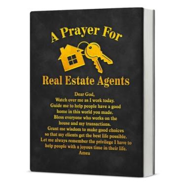 Imagem de Caderno inspirador de presentes de formatura para corretores de imóveis, corretores de imóveis, corretores de imóveis, diário motivacional vintage para homens e mulheres