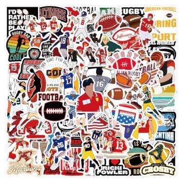 Imagem de 110 adesivos de futebol para álbuns, adesivos de vinil à prova d'água para garrafas de água, presentes de time de futebol para crianças adolescentes, meias de Natal para crianças, meninos, meninas