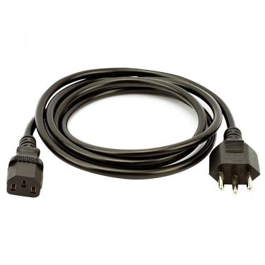 Imagem de CABO DE FORÇA NOVO PADRÃO FONTE ATX 1200W 3X 0,75MM INMETRO 1.8M BLINDADO 10A 110V 220V BIVOLT