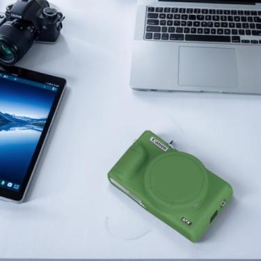 Imagem de Capa de silicone para câmera digital Powershot G7 X Mark III, verde