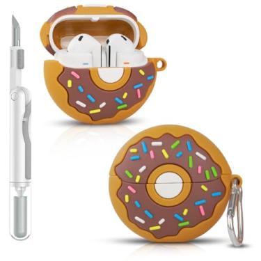 Imagem de Capa para Samsung Galaxy Buds 3/3 Pro (2024) | para fones de ouvido Galaxy Buds 3 FE (2025) | Capa protetora de carregamento de silicone | Design de pele de vários estilos | com kit de limpeza e