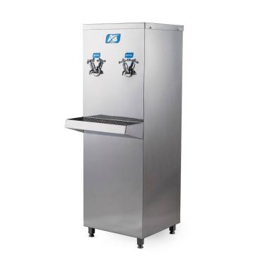 Imagem de Bebedouro Industrial Coluna 10L A4 Inox 1 Gelada 110V