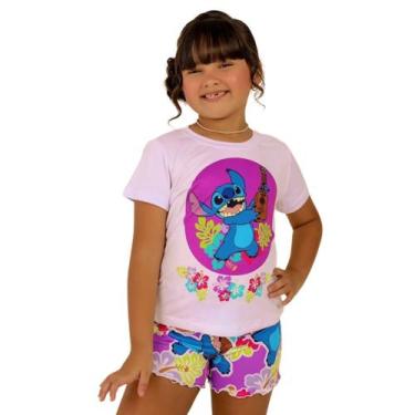 Imagem de Pijama Infantil Menina Stitch Divertidamente - Lislô, Stitch 2, G
