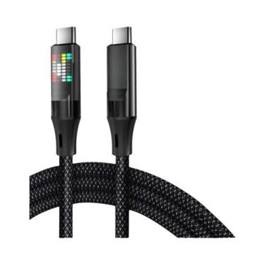 Imagem de Cabo De Carregamento Rápido Tipo C 120W 6A USB-C Para Tipo C Cabo De D