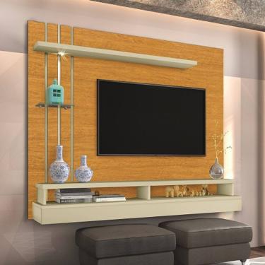 Imagem de Painel Eros 1.60 Naturale/Off White - Carmolar Móveis