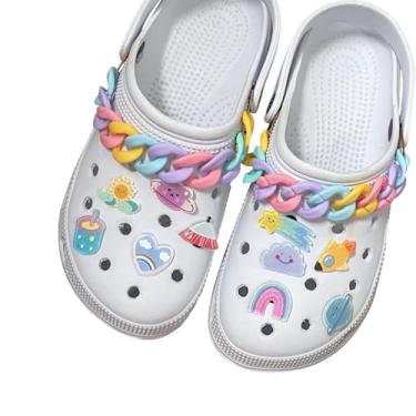 Imagem de Kit De Pins Bottons Pingentes Para Crocs E Babuches Fashion (Colors)