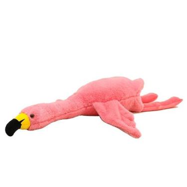 Imagem de Boneca de brinquedo de pelúcia Soft Flamingo Stuffed Cartoon Flamingo 