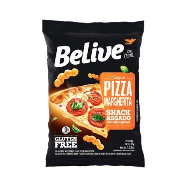 Imagem de Kit 10 Snack Sem Glúten Sabor Cebola e Pizza 35g - Belive